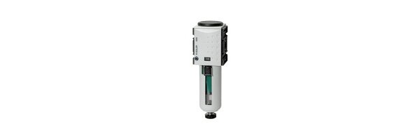 Mikrofilter mit PC-Behälter und Schutzkorb