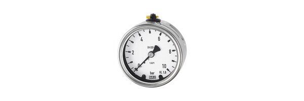 Manometer (CrNi-Stahl / Anschluss hinten)