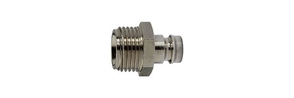 Temperier-Einstecknippel DN 9 o. Absperrventil, AG