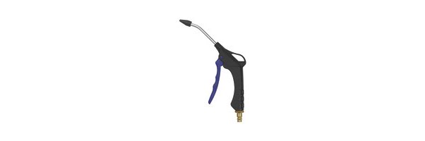 Blaspistole mit Verlängerungsrohr und Schutzkappe