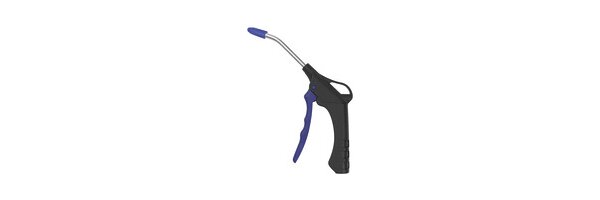 Blaspistole, Verlängerungsrohr, lärmreduz. Düse