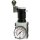 Pr&auml;zisionsdruckregler FUTURA, mit Mano, BG 1, G 1/4, 0,5-10 bar