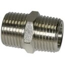 Doppelgewindenippel R 1/4 a., R 1/4 a., SW 14, Messing...