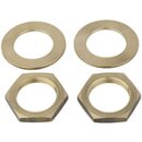 2 Muttern M28x1,5 und 2 Scheiben f. Druckregler für...