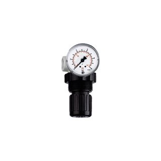 Druckbegrenzungsventil, inkl. manometer, G 1/4, 0,5 - 10,0 bar