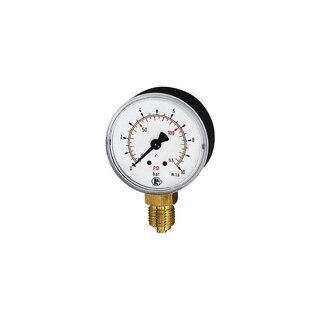 Standardmanometer, Kunststoff, G 1/4 unten, 0 - 10,0 bar/145 psi, Ø 50
