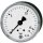 Standardmanometer, Stahlblechgeh., G 1/4 hinten, 0-2,5 bar, Ø 50