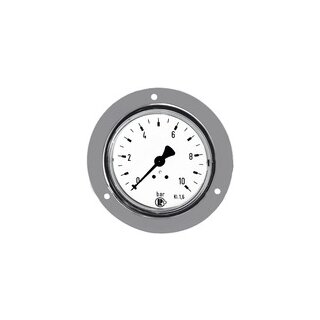 Standardmanometer, Frontring verchr., G 1/4 hinten, 0 - 6,0 bar, Ø 50