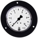 Standardmanometer, Frontring schwarz, G 1/8 hinten,...
