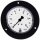 Standardmanometer, Frontring schwarz, G 1/8 hinten, -1/0,0 bar, Ø 40