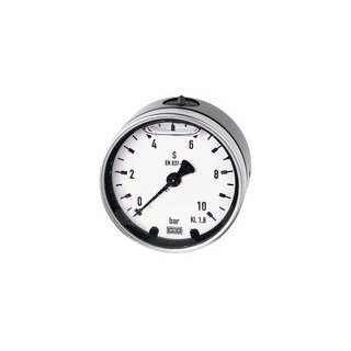 Glyzerinmanometer, Metallgehäuse, G 1/2 hinten exzentr., 0-160 bar, Ø 100