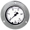 Glyzerinmanometer, Frontring, G 1/2 hinten exzentr.,...