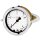 Glyzerinmanometer, Dreikantfrontring, G 1/2 exzent., 0-160,0 bar, Ø100