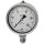 Glyzerinmanometer, CrNi-Stahl, E-Skala, G 1/2 unten, 0-400,0 bar, Ø100