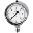Manometer, CrNi-Stahl, Sicherh., G 1/4 radial unten,...