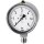 Manometer, CrNi-Stahl, Sicherh., G 1/4 radial unten, 0-100,0 bar, Ø 63
