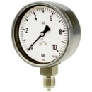 Manometer, CrNi-Stahl, G 1/2 radial unten, 0 - 1,0 bar,...