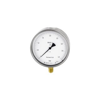 Feinmessmanometer, G 1/2 radial unten, 0 - 60,0 bar, Ø 160