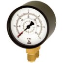 Differenzdruckmanometer, 2x G 1/2 unten, parallel, 0 -...