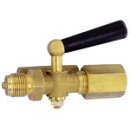Manometer-Absperrhahn, Zapfen - Spannmuffe, MS blank, G...