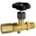Manometer-Absperrven., Zapfen-Spannmuffe, DIN16270, ES 1.4571, G 1/2