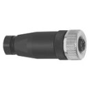 Anschlussstecker gerade, 4-polig, ohne Kabel