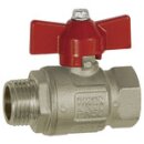 Kugelhahn Basisausführung, Flügelgriff, IG/AG,...