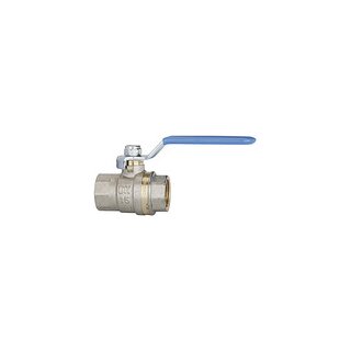 Kugelhahn Standardausf., blauer Hebel, IG/IG, MS vern., G 1/2