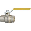 Kugelhahn Standardausf., gelber Hebel, IG/IG, MS vern., G 2