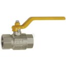 Kugelhahn EN 331, DVGW, Handhebel, IG/IG, MS vernickelt,...