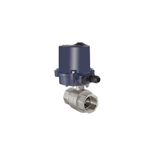 2-Wege-Messingkuha, elektr. Stellantrieb, 230 V AC, 50 Hz, Rp 2