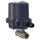 2-Wege-Messingkugelhahn, elektr. Stellantrieb, 24 V DC,...