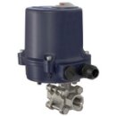 2-Wege-Edelstahlkugelhahn, elektr. Stellantrieb, 24 V DC,...