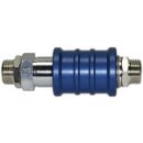 Hand-Schiebeventil, G 3/8 AG, SW 22, PN max. 10 bar