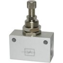 Drosselventil, in Blockform, Alu eloxiert, G 3/8, PN max....