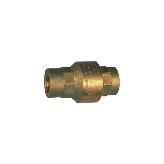 Rückschlagventil, voller Durchgang, Messing, Rp 1 1/4, 20-50 mbar
