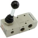 3/2-Wegeventil, man. 90° Hebel bistabil G 1/2