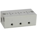 Reihengrundplatte 3-fach, M5 für Mini-Magnetventile...