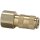 Schnellverschlusskupplung NW 2,7, Messing blank, G 1/8 IG