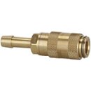 Schnellverschlusskupplung NW 2,7, Messing blank,...