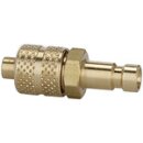 Nippel für Kupplungen NW 2,7, Messing blank,...