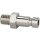 Nippel für Kupplungen NW 2,7, Messing vern., G 1/8 AG, SW 11