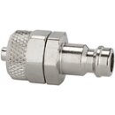 Nippel für Kupplungen NW 5, Messing vernickelt,...