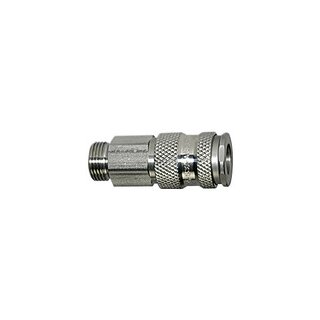 Schnellverschlusskupplung NW 7,8, Edelstahl 1.4305, G 1/4 AG