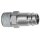 Nippel, NW 10, Stahl gehärtet/vern., R 3/8 AG PTFE beschichtet