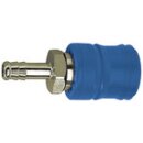 Sicherheitskupplung NW 7,4, Typ KE, Messing vern.,...