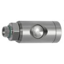 Druckknopf-Sicherheitskupplung NW 7,4, drehbar, ES, G 1/2 AG