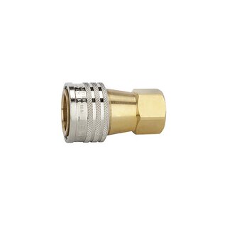 Hydraulikkupplung, Serie A, NW 13, Messing, G 1/2 IG