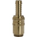 Temperierkupplung DN 6, Zapfen 9 mm, Absperrventil,...