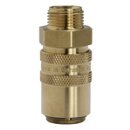 Temperierkupplung DN 9 mit AG, mit Absperrventil, M16x1,5...